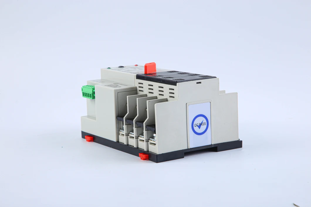 W2r -100 16A 63A 100A 2p 3p 4p ATS 230V Automatic Transfer Switch ATS Electrical Switch DIN Rail Type