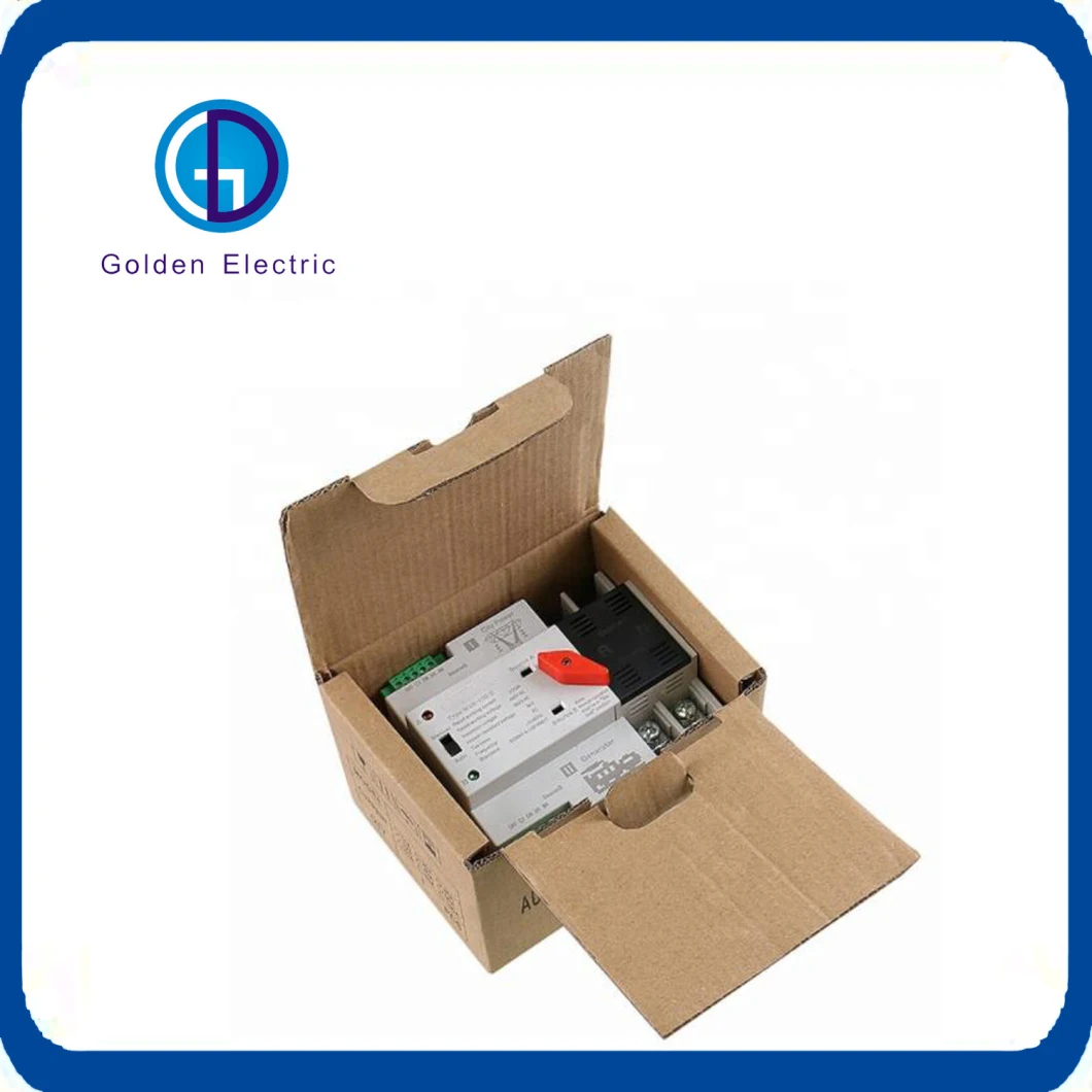 DIN Rail Type 4 Pole Automatic Transfer Switch Max 100 AMP Changeover Switch Double-Power Automatic Transfer Switch