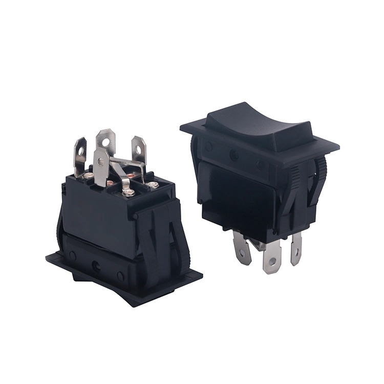 New Arrival 4 Pin Terminal 30A 12VDC Switch Uesd in Jumpers for Swap Function Rocker Switch Kcd2-7-203