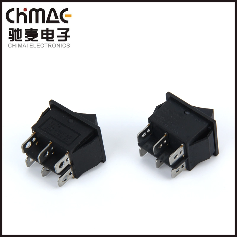6 Pins on-on Function Rocker Switch Kcd1 Kcd4 Series