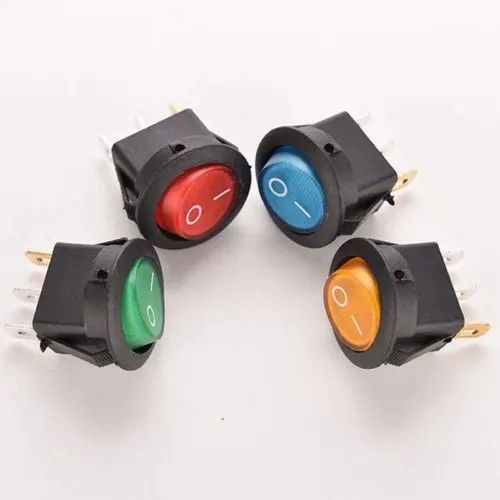 Kcd4-201n Double Throw Dpst on-off Neon Lamp Kcd3 Rocker Switch