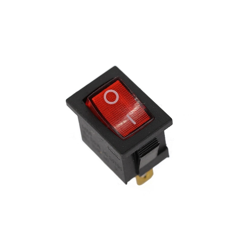 Hot Sales 2p3t 2 Position on-off Rocker Switches Kcd1 Boat LED Light Rocker Switch with Red Lamps