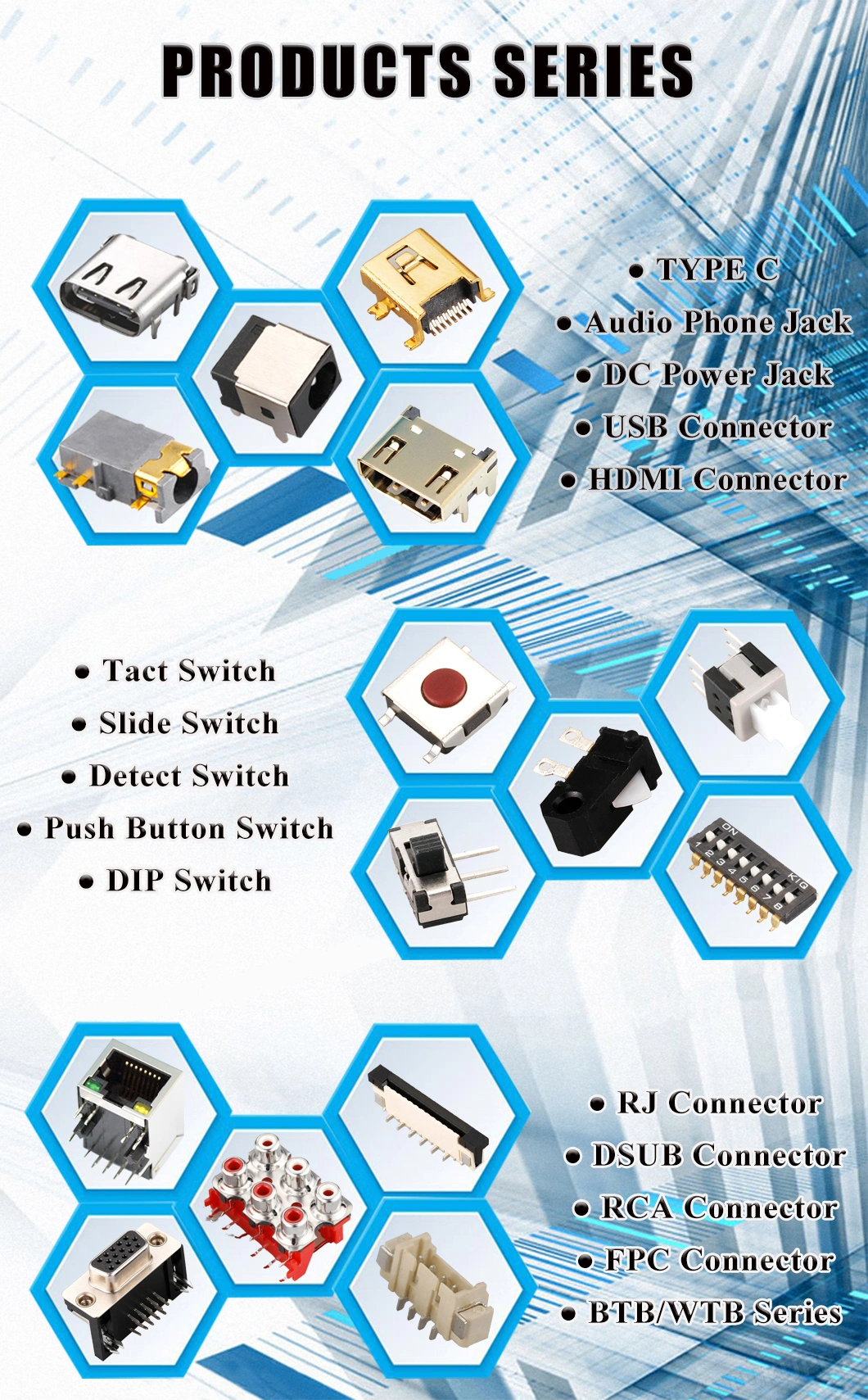 Factory Supply Ss-23D03 Snap-in DIP 8 Terminals 3 Gear Dual Poles Dp3t Toggle Switch Vertical Mini Slide Switch