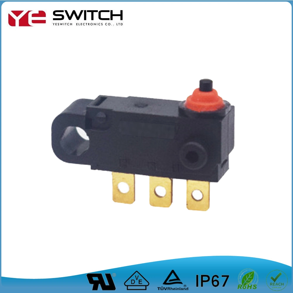 Electrical Waterproof Miniature Double Throw Power Micro Switch with Frame