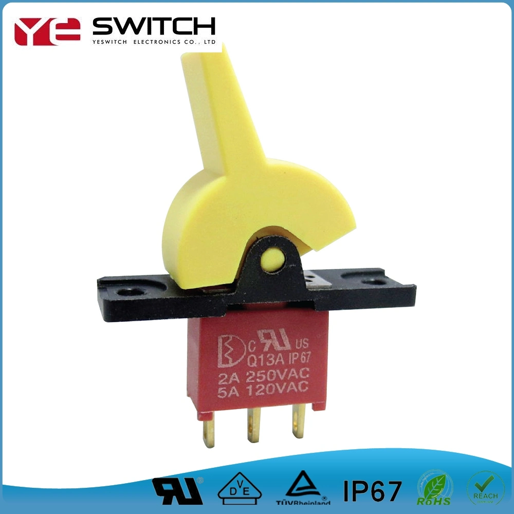 IP67 Sealed on-off Mini Rocker Switch