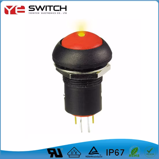 IP67 Waterproof Rocker Switch with LED Illuminated