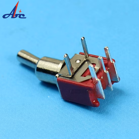 3A 1.5A 250VAC 125VAC on on Latching Mini 5mm 3 Pin Bent Terminal Toggle Switch